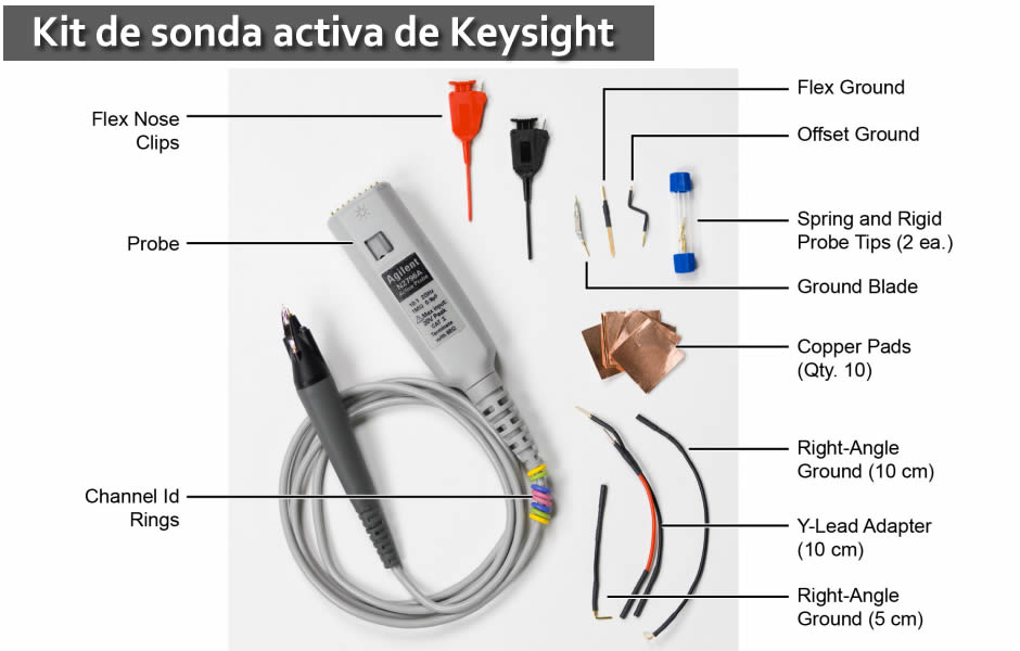 Sondas activas keysight